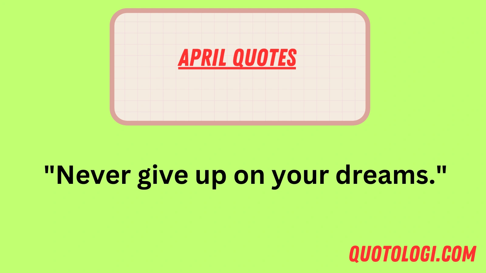 April Quotes
