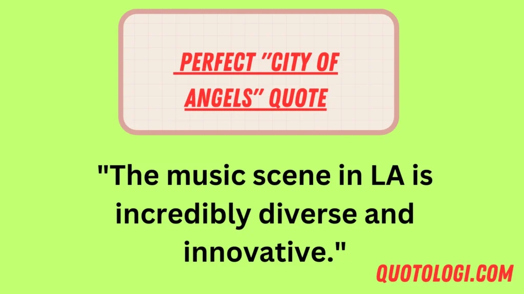 Perfect "City of Angels" Quote