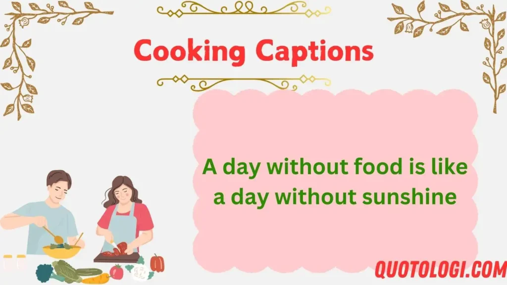 Cooking Captions
