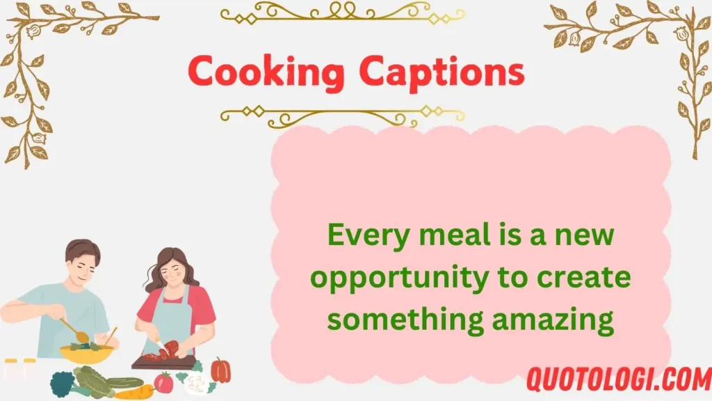 Cooking Captions