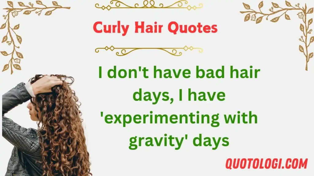 Curly Hair Quotes