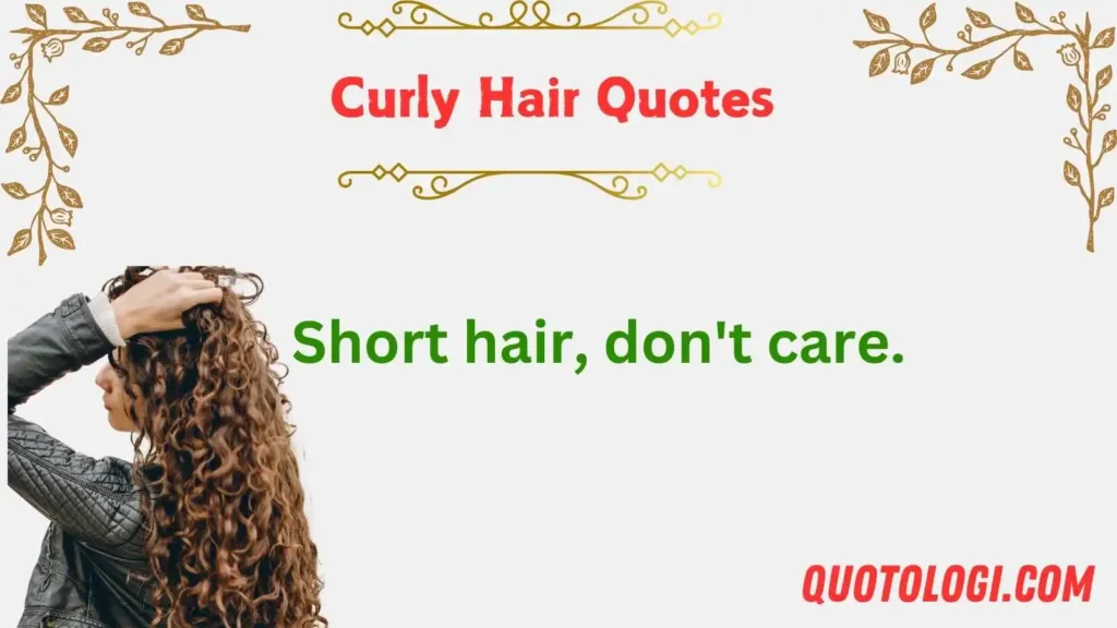 Curly Hair Quotes
