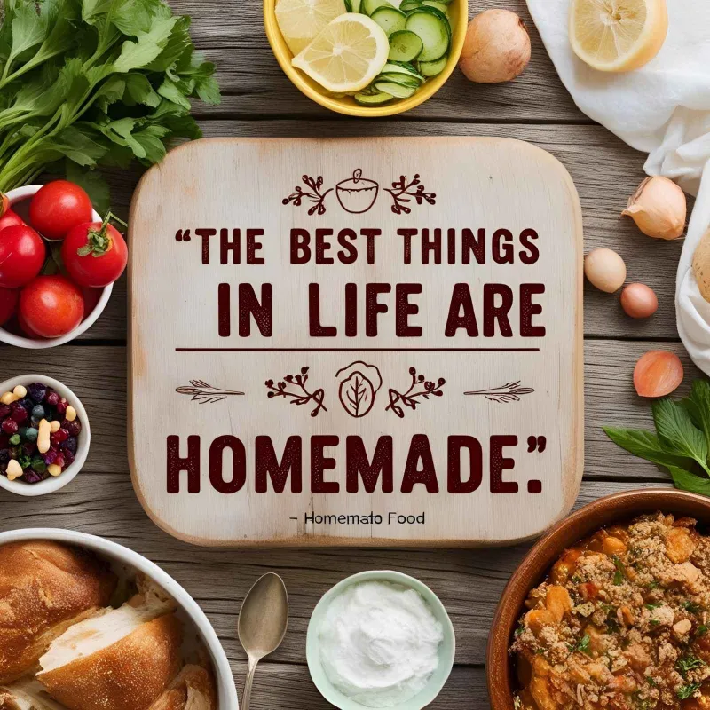 home made food quotes