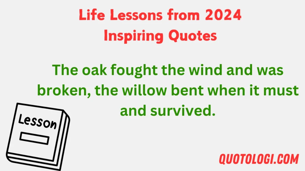 Life Lessons from 2024 Inspiring Quotes