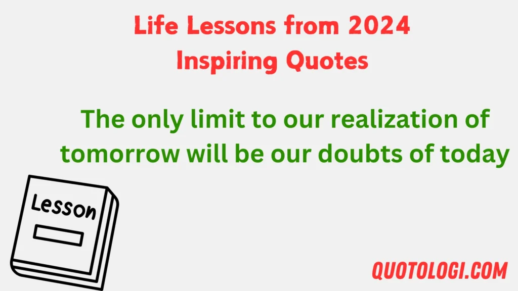 Life Lessons from 2024 Inspiring Quotes