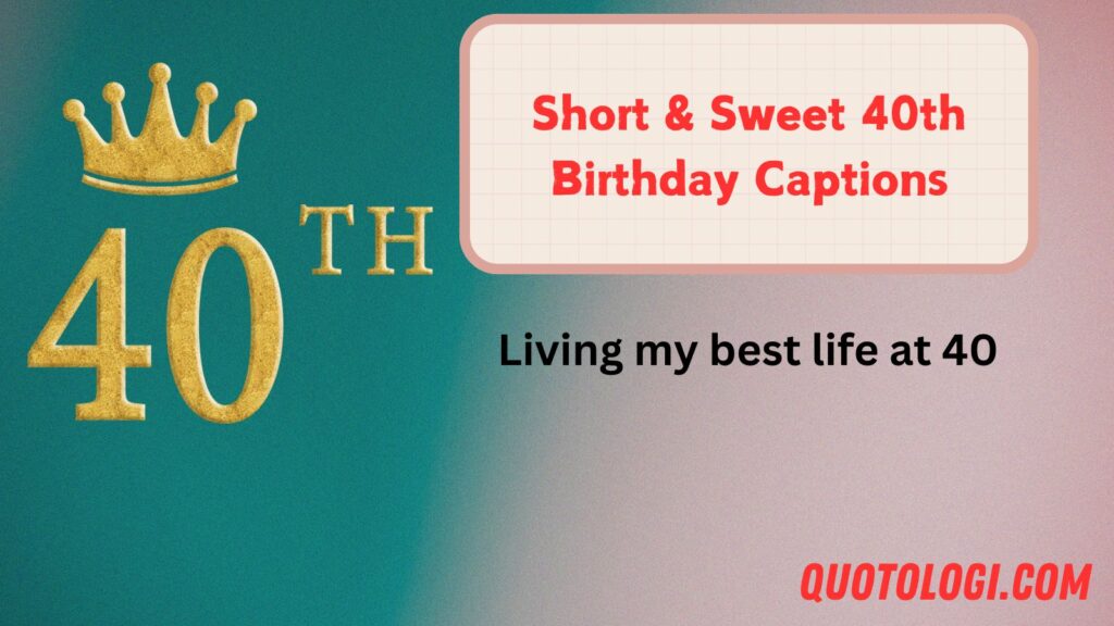 Living my best life at 40