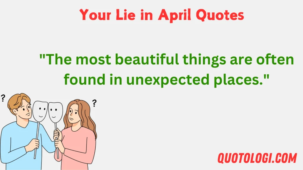 Your Lie in April Quotes