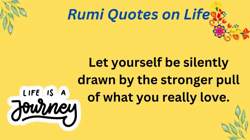 Rumi Quotes on Life