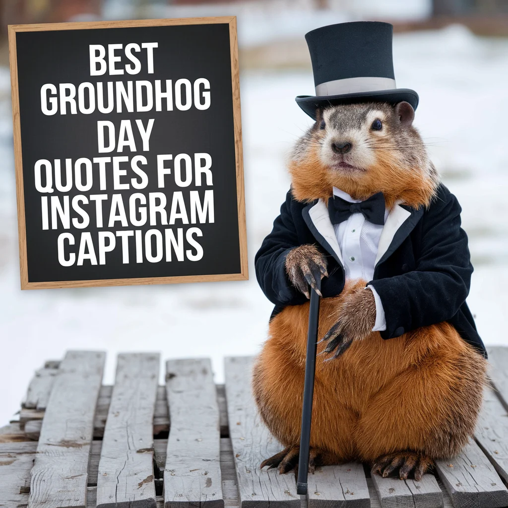 Best Groundhog Day Quotes for Instagram Captions
