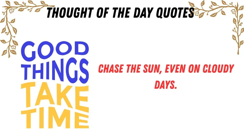 Thought of the Day Quotes