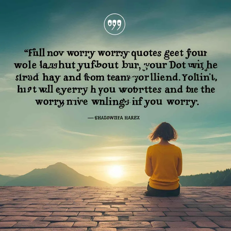 worry quotes
