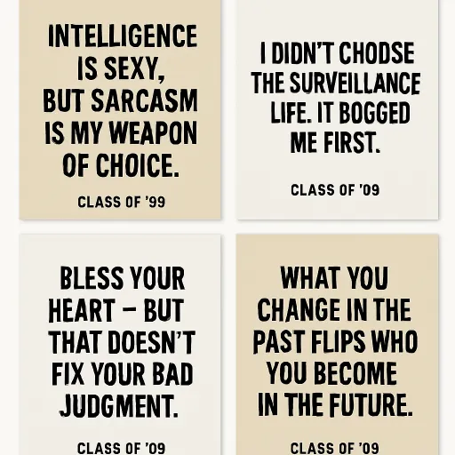 Class of 09 Quotes Iconic Lines