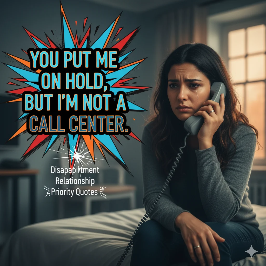 Disappointment Relationship Priority Quotes