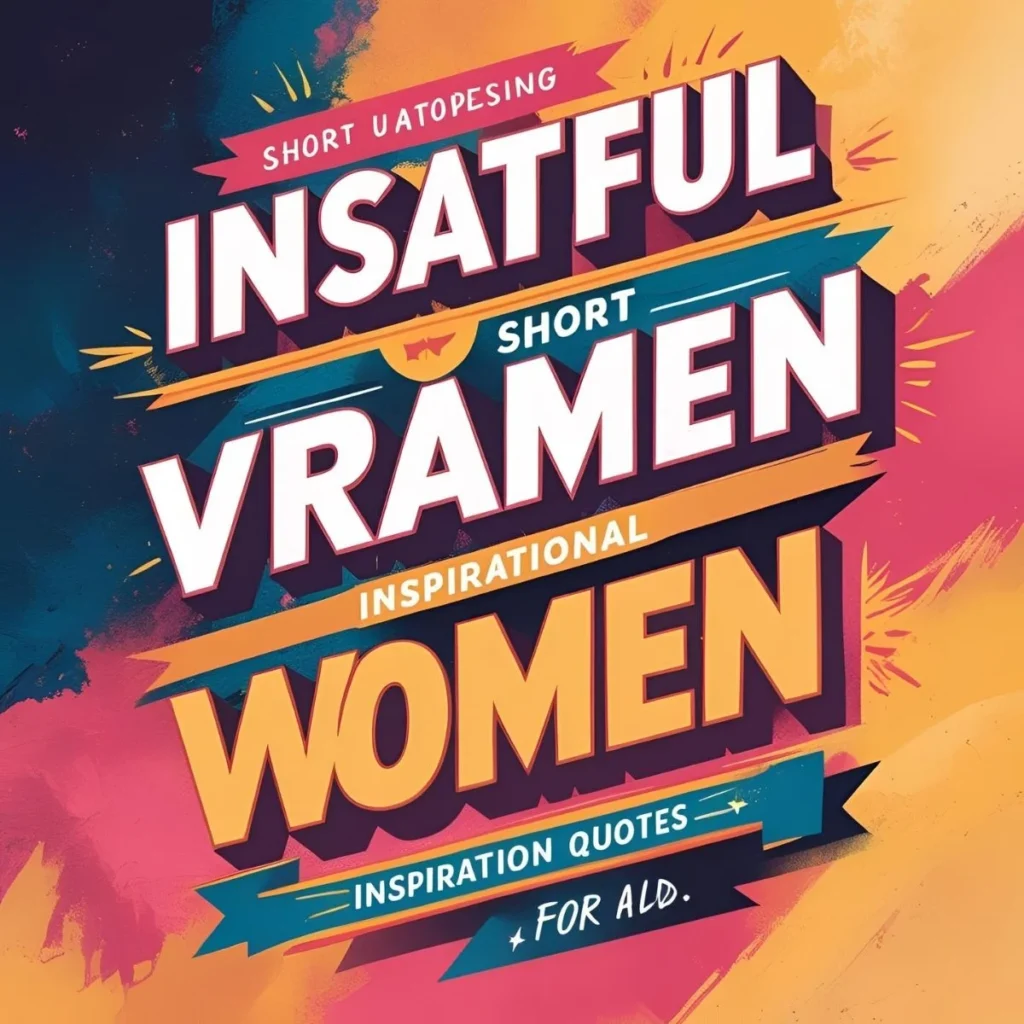 Powerful Short Inspirational Quotes for Women