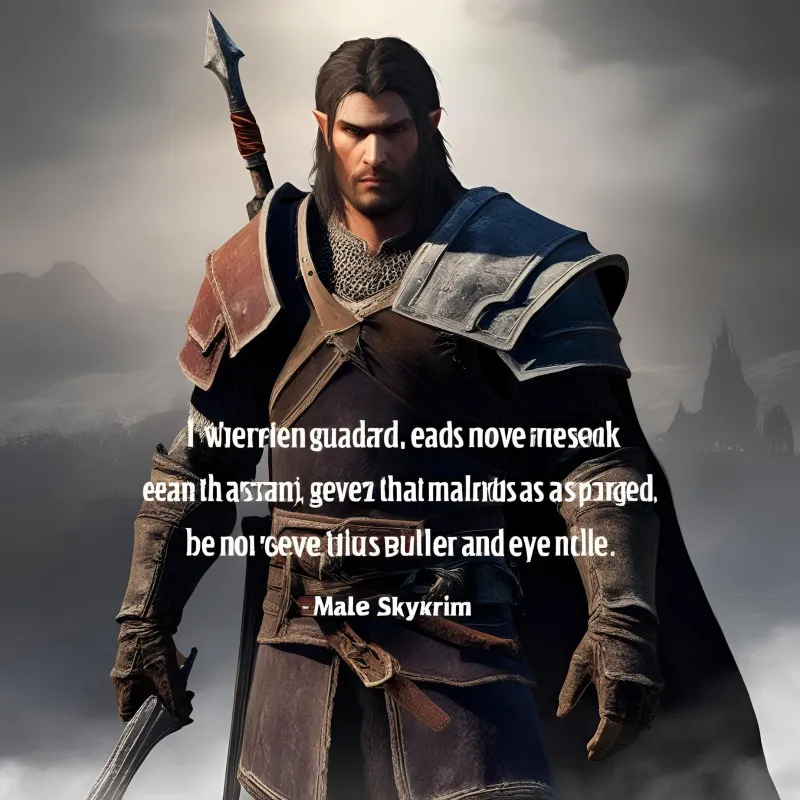 skyrim guard quotes