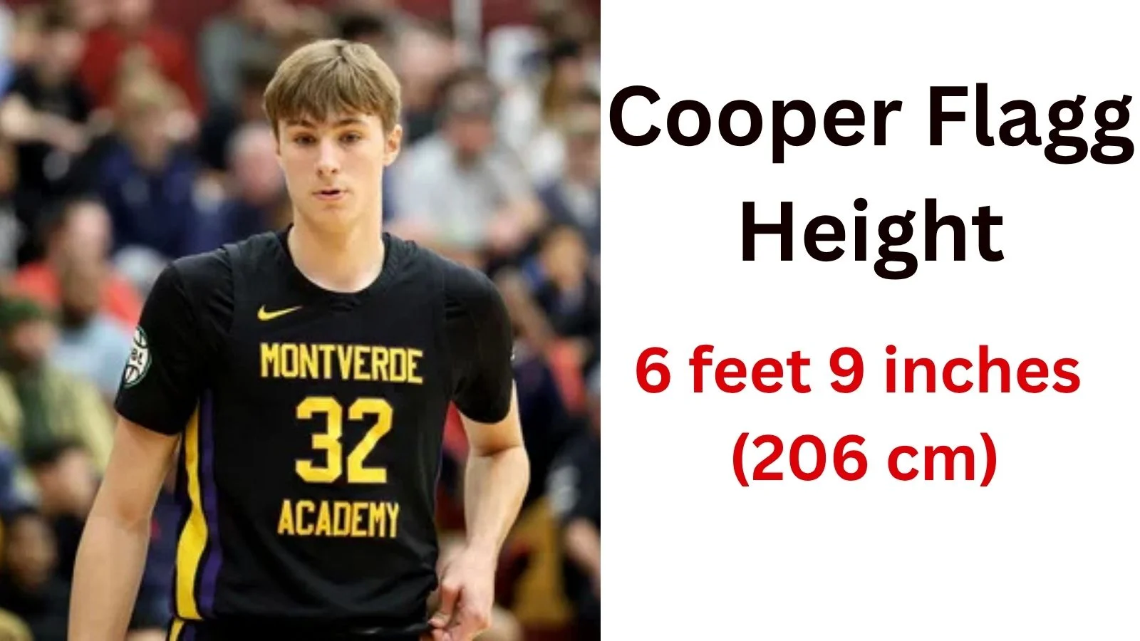 Cooper Flagg Height