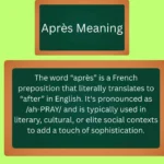 Après Meaning