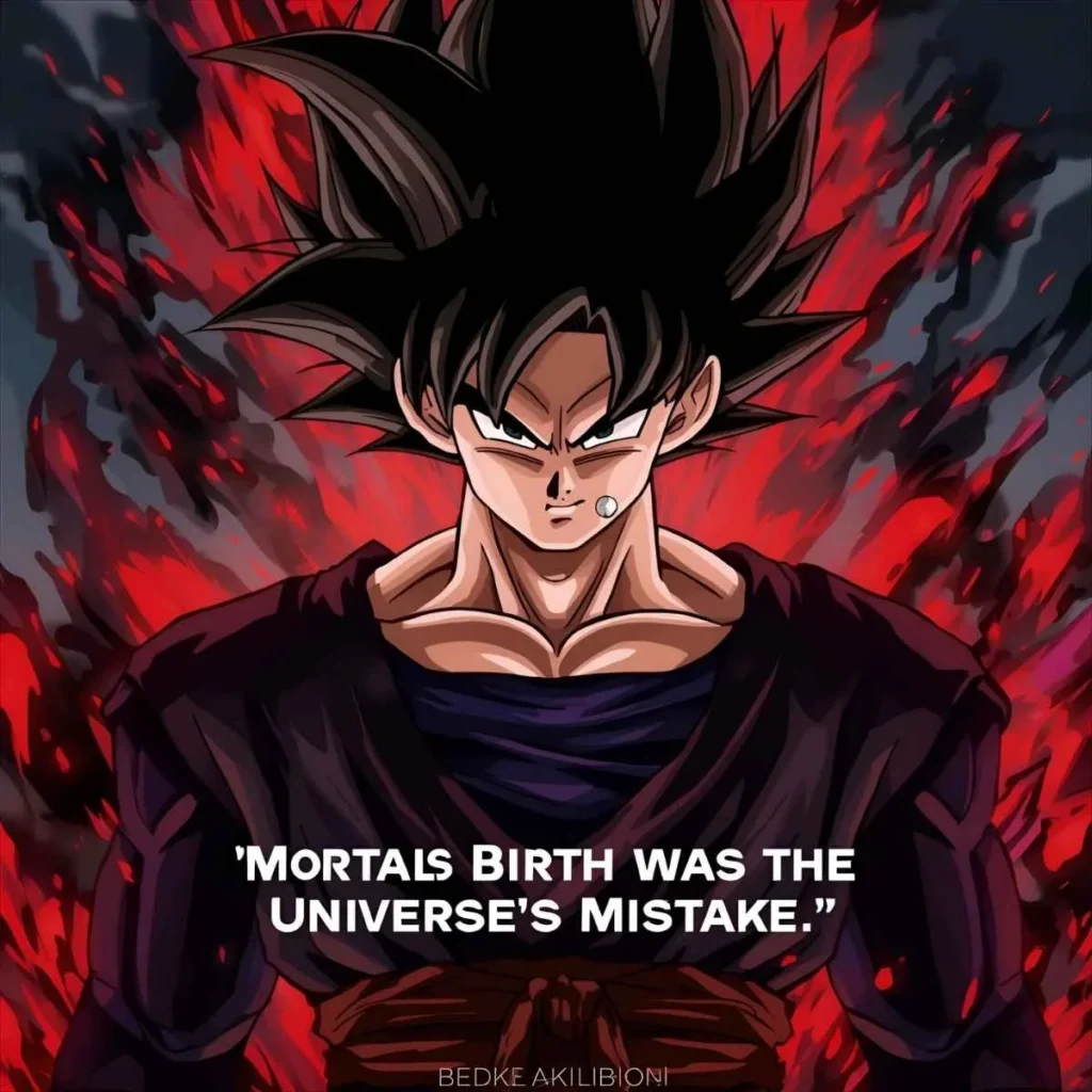 Goku Black Quotes
