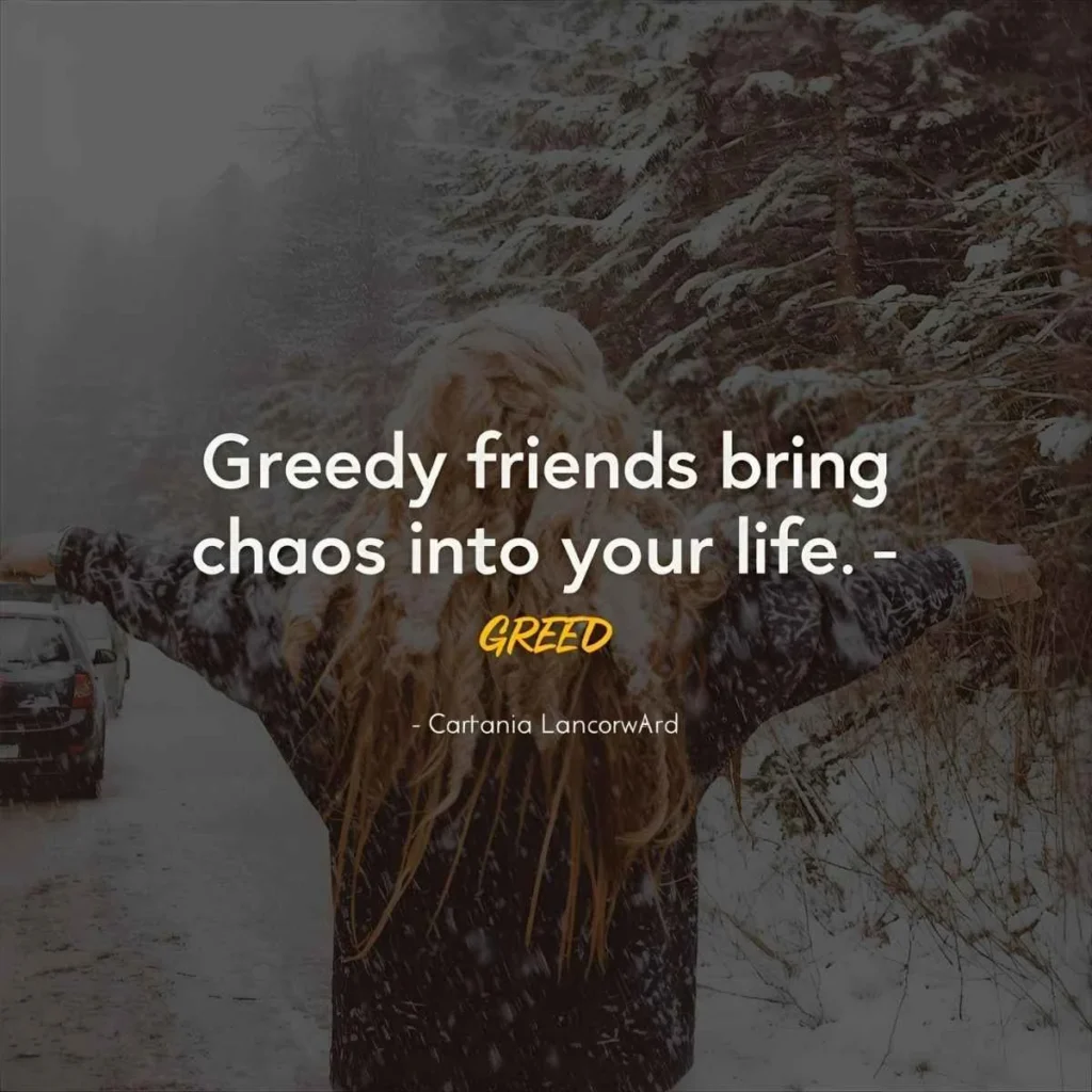 Quotes About Greed