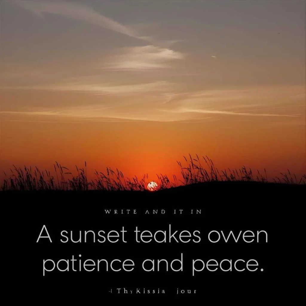 Sunset Quotes Short