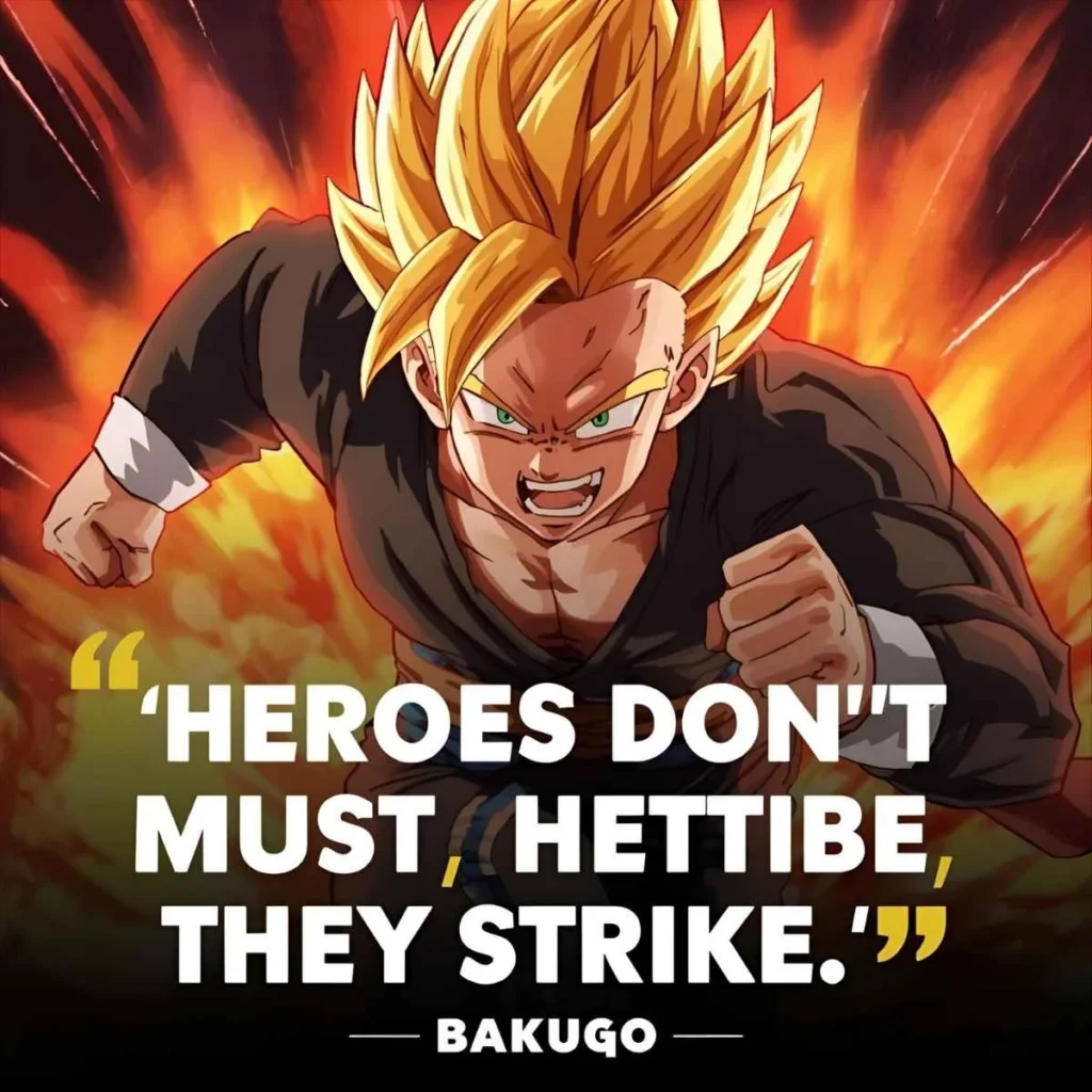 Bakugo Quotes