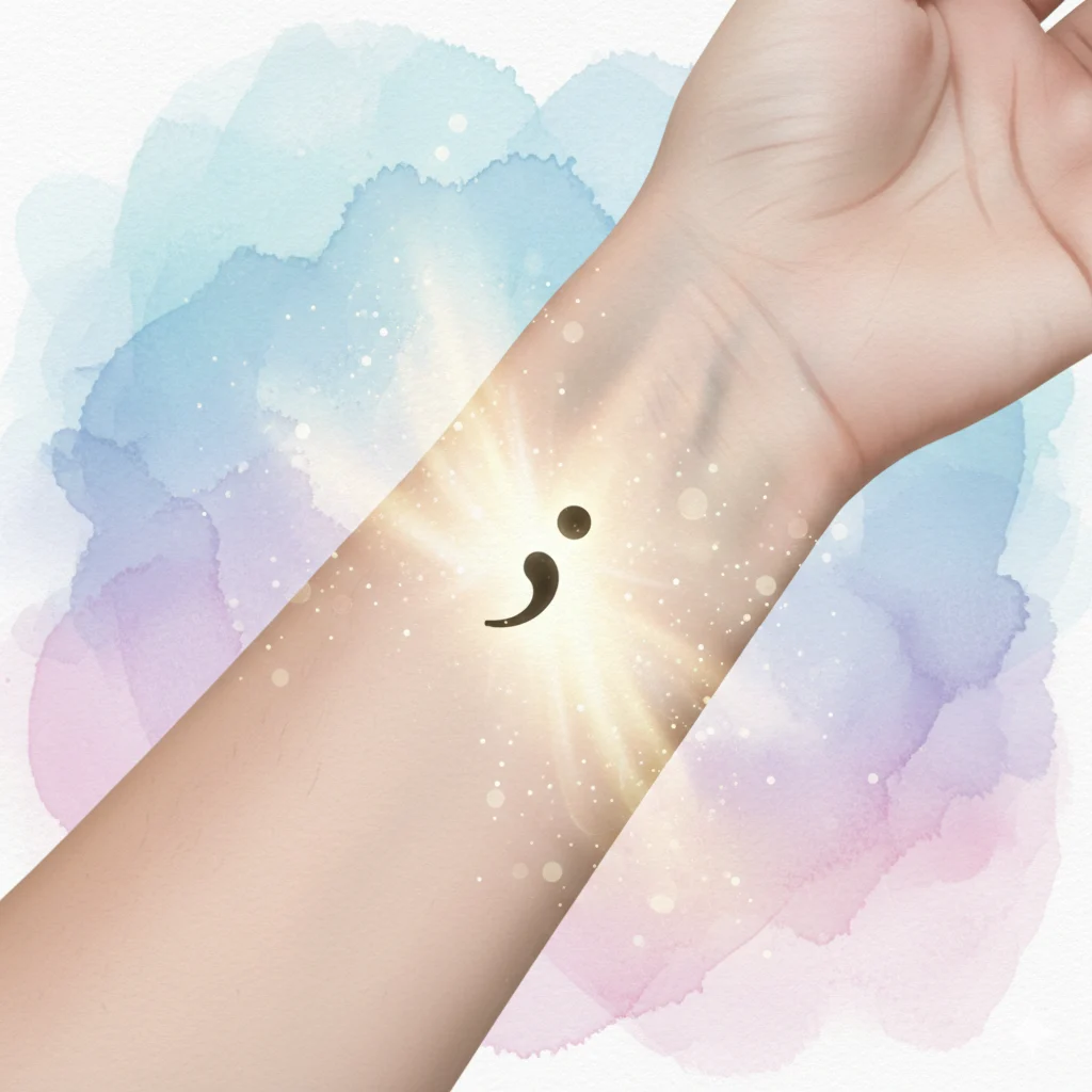 Semi Colon Tattoo Mean