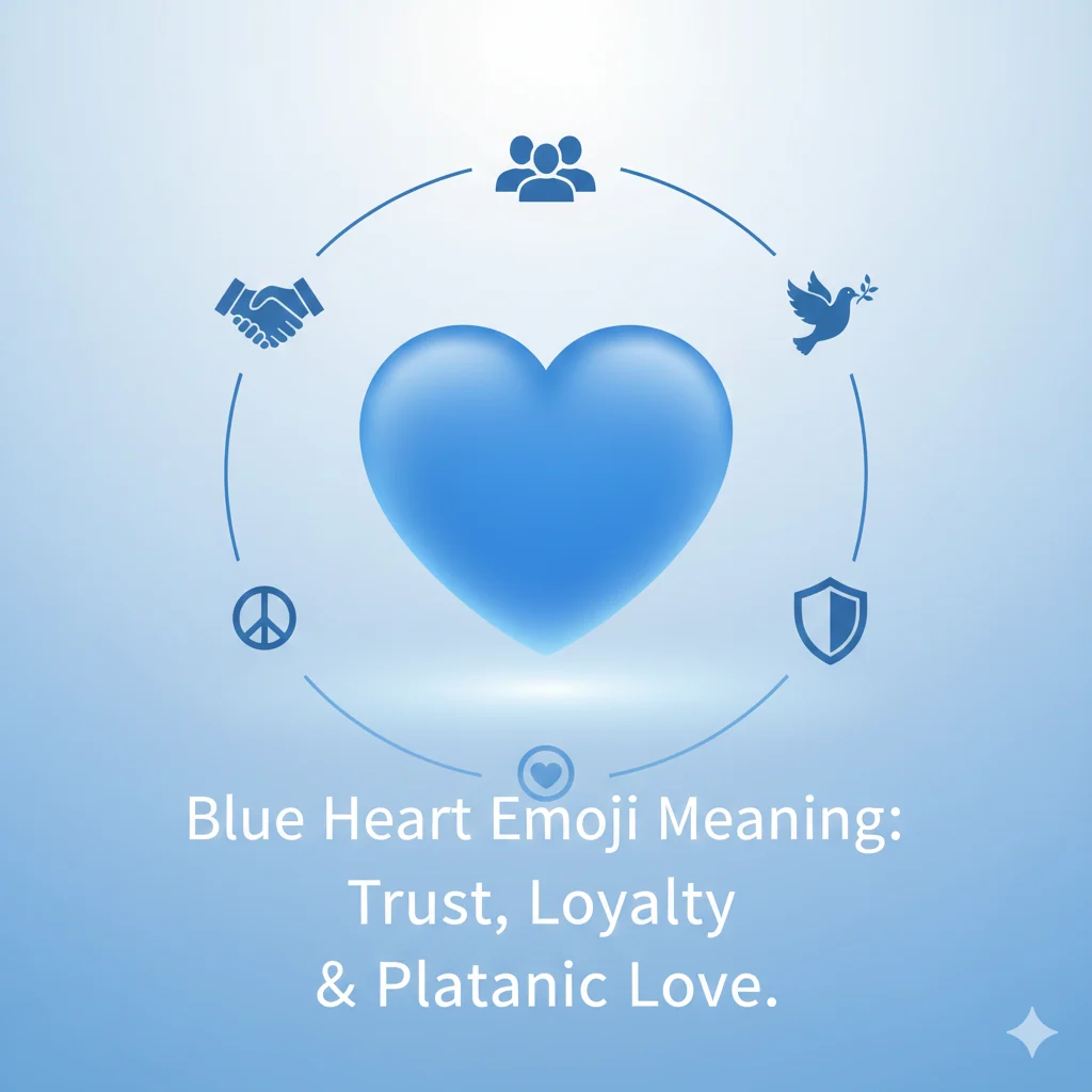 Blue Heart Emoji Mean