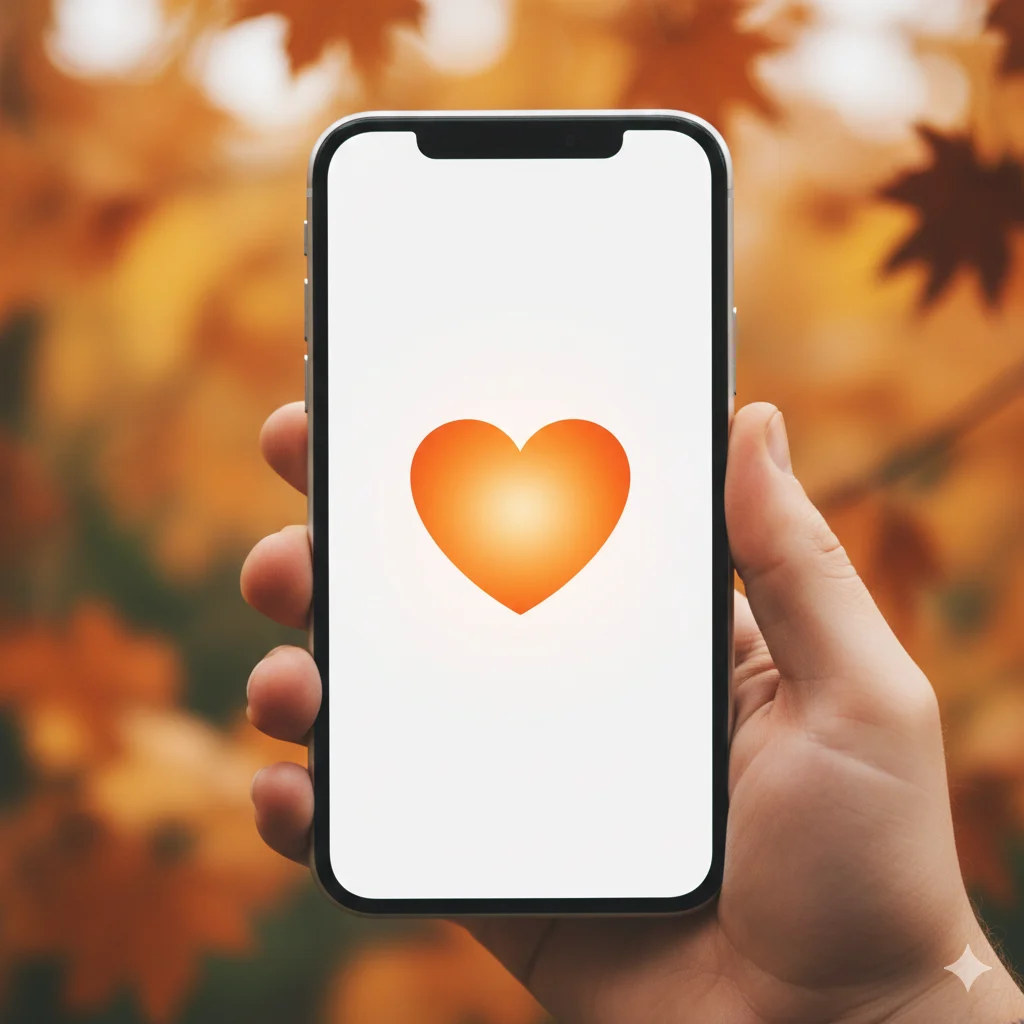 what does orange heart mean